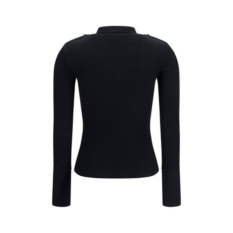 Courrèges Black Viscose Dress Shirt
