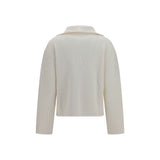 Courrèges White Wool Oves Aries Sweatshirt