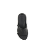 Versace Black Rubber Sandals