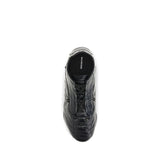 Balenciaga Black Calf Leather Bos Taurus Athletic Sneakers