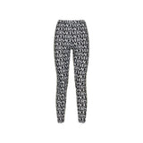 Versace Black Elastane Leggings