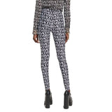 Versace Black Elastane Leggings