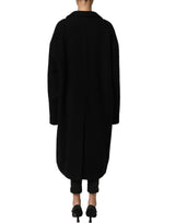 Dolce & Gabbana Black Double Breasted Men Trench Coat Jacket