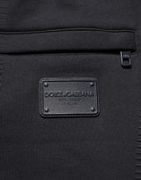 Dolce & Gabbana Black Drawstring Viscose Jogger Men Sweatpants Pants