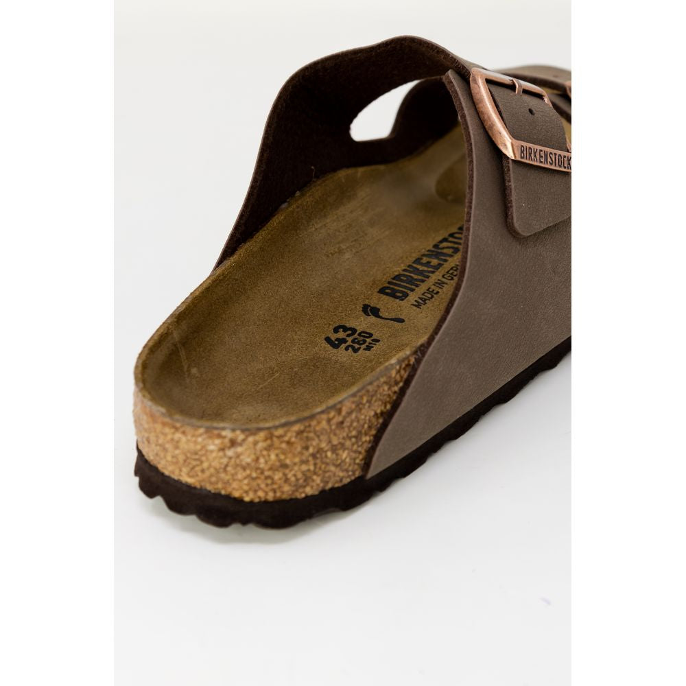 Birkenstock Brown Synthetic Slippers