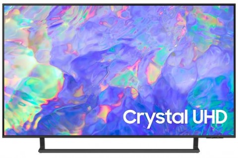 SAMSUNG TV 55'' CU8572, G, 3840X2160 UHD, CRYSTAL PROCESSOR 4K, SMART, 2200 PQI, MOTION XCELERATOR, HDR10+, HDMIx3, USBx2, GAME MODE, ETHERNET, BLUETOOTH, AIRSLIM, BLACK