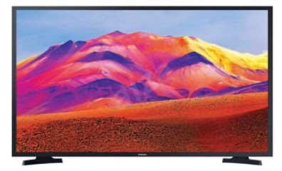 SAMSUNG TV 32'' T5302, SLIM LED, 1920x1080 FHD, SMART, 1000 PQI, HDMIX2, USBX1 - MOVIE, HDR, A+, ULTRA CLEAN VIEW, BLACK