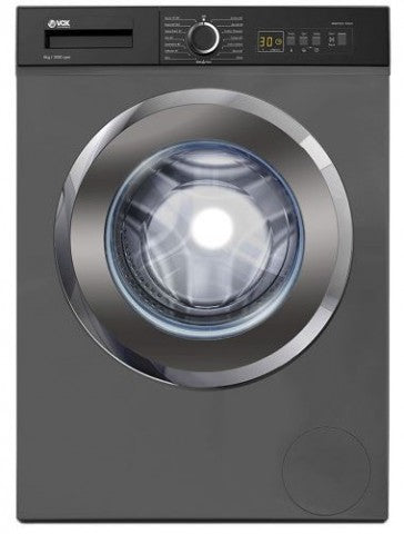 VOX WASHING MACHINE, 6KG, D, 1000 RPM, QUICK WASH, 15 PROGRAMS, GRAY, (WxHxD) 597x845x497 mm