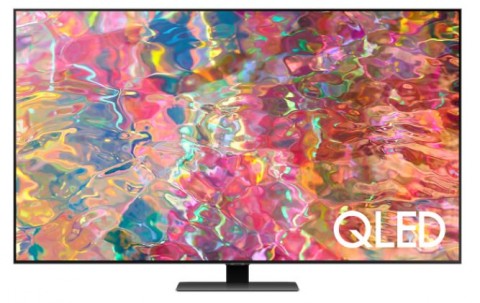 SAMSUNG TV 55'' Q80B, 3840X2160 UHD, 4K, QLED, SMART, 3800 PQI, 120HZ, HDR 10+, QUAD-CORE, HDMIx4, USBx2, ETHERNET, STYLISH Q, CARBON SILVER