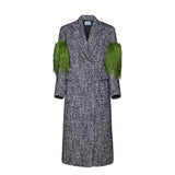 Prada Gray Wool Coat