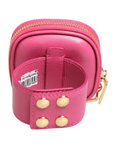 Dolce & Gabbana Pink Calf Leather DG Logo MULTIFUNCTIONAL KIT Borse Bag