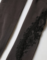 Dolce & Gabbana Black Nylon Tights Stocking Pantyhose Women Socks