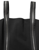 Dolce & Gabbana Black Sleeveless Front Zipper Midi Dress