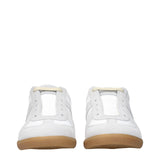 Maison Margiela White Leather Low Top Sneakers