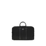 Prada Black Recycled Polyamide Luggage And Travel