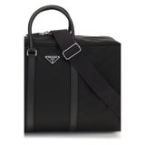 Prada Black Recycled Polyamide Luggage And Travel