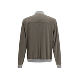 Brunello Cucinelli Bicolor Cashmere Bomber