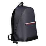 Tommy Hilfiger Blue Polyurethane Men's Backpack with Adjustable Straps