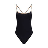 Burberry Black Elastane One-Piece Swimsuit