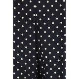 Valentino Black Silk Cropped Pants