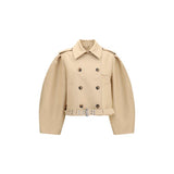 Ganni Beige Cotton Jacket