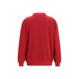 Miu Miu Bordeaux Cotton Polo Shirt
