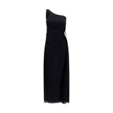 Oséree Black Polyamide Cocktail Dress