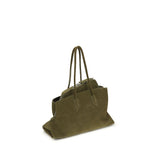 The Attico Bicolor Calf Leather Bos Taurus Shoulder Bag