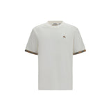 Burberry White Cotton T-Shirt