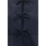 Ganni Black Cotton Blouse