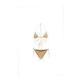 Oséree Gold Polyamide Bikini
