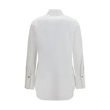 Balmain White Cotton Dress Shirt