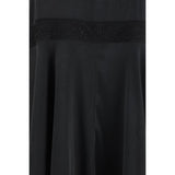 Ganni Black Silk Cocktail Dress