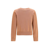 Ganni Beige Cotton Sweatshirt