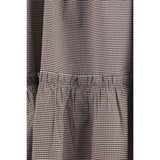 Ganni Brown Cotton Midi Skirt