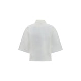 Brunello Cucinelli White Cotton Polo Shirt