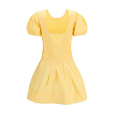 Ganni Bicolor Cotton Casual Dress