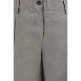 Brunello Cucinelli Bicolor Linen Bermuda Shorts