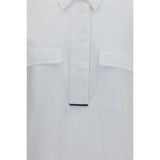 Brunello Cucinelli White Cotton Dress Shirt
