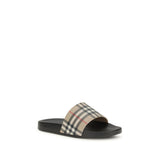 Burberry Black Rubber Slides