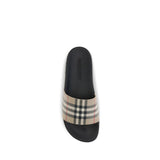Burberry Black Rubber Slides