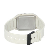 Casio White Resin Digital Watch