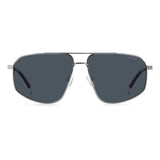 Polaroid Gray Stainless Steel Sunglasses