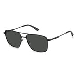 Polaroid Black Metal Sunglasses