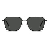 Polaroid Black Metal Sunglasses