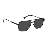 Polaroid Black Metal Sunglasses