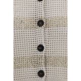 Brunello Cucinelli Beige Linen Cardigan