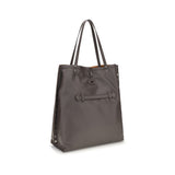 Zanellato Gray Calf Leather Bos Taurus Shoulder Bag