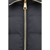 Balmain Black Viscose Full-Length Jacket