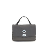 Zanellato Gray Calf Leather Bos Taurus Handbag